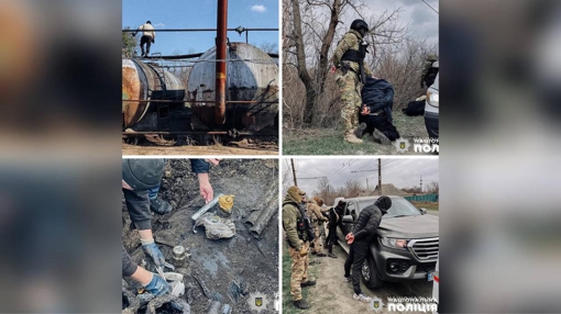 Поліція Полтавщини затримала чоловіків, які викачали понад 50 тисяч літрів нафти на півтора млн грн. ВІДЕО