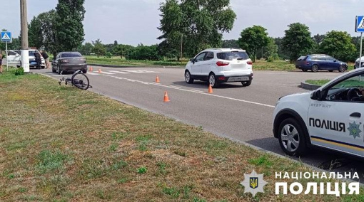 У Полтавській області автомобіль збив 60-річного велосипедиста
