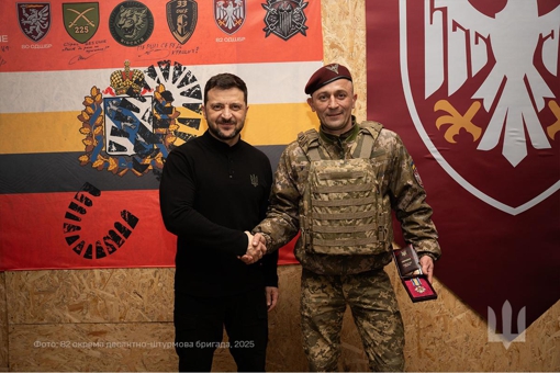 Воїн з Полтавщини отримав бойову нагороду з рук Президента