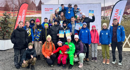 Полтавські спортсмени стали призерами всеукраїнських змагань із гірськолижного спорту