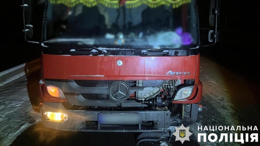 На Полтавщині вантажівка на смерть збила 50-річну пішохідку