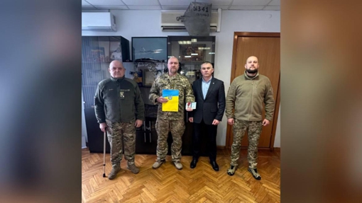 Сержанта Богдана Тонкошкура з Полтавщини відзначили нагрудним знаком "Золотий Хрест"