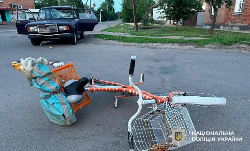 На Полтавщині водійка автомобіля наїхала на велосипедистку