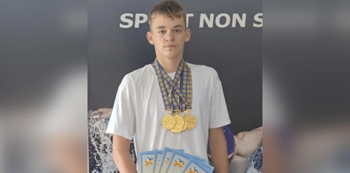 Спортсмен із Полтавщини виборов шість золотих медалей на Чемпіонаті України з плавання