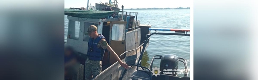 У Полтавській області чоловіки на промисловому човні незаконно виловили риби на понад 630 тис. грн