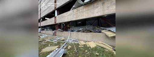 Внаслідок комбінованого удару рф на Полтавщині пошкоджені приміщення виправної установи