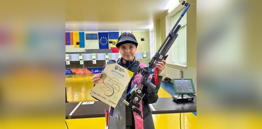 Спортсменка із Полтавщини встановила рекорд України на чемпіонаті з кульової стрільби