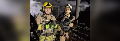 Ворожий обстріл Полтавщини: рятувальники витягли цуценят з-під завалу зруйнованої будівлі
