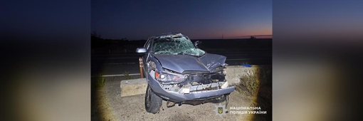 Смертельна ДТП на Полтавщині: автомобіль врізався у бетонний блок та перекинувся