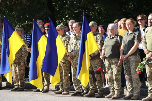 У Полтаві провели в останню путь двох військових Андрія Москаленка та Василя Періга