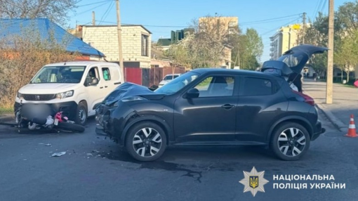 У Полтаві зіткнулися легковик та мотоцикл: є поранені