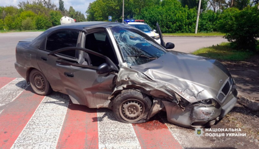 У Полтаві зіткнулися легковики: один чоловік поранений