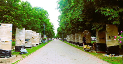 У Полтаві на Алеї Героїв встановлять ще 55 щитів