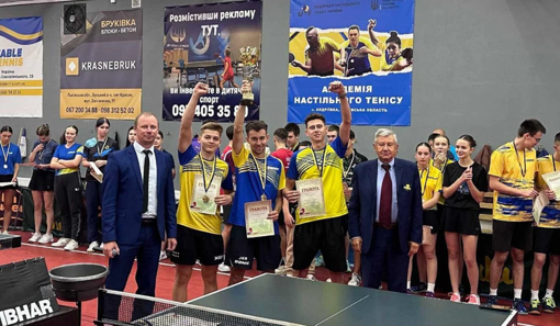 Спортсмени з Полтавщини стали призерами чемпіонату України з настільного тенісу